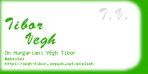 tibor vegh business card